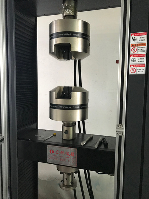 20噸平推式液壓夾緊微機控制電子萬能試驗機